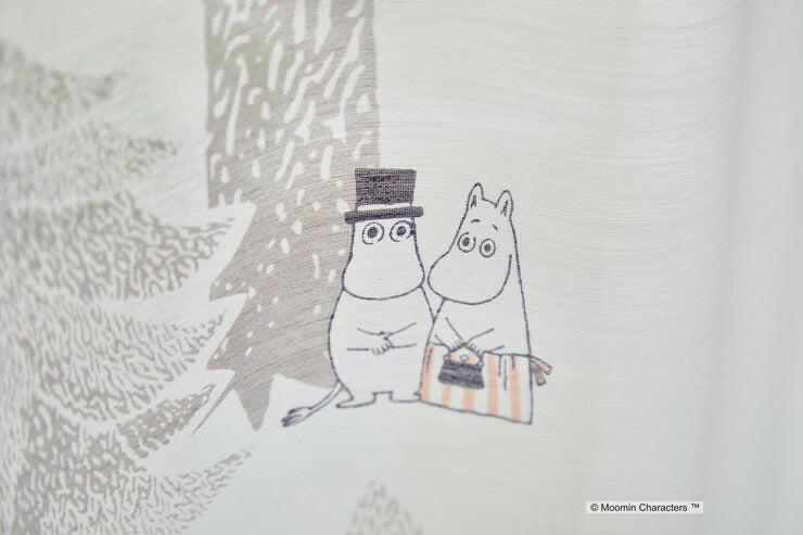 【MOOMIN】レースカーテン 日本製 ムーミン 【選べる3サイズ】 PUUT プート ウォッシャブル 1枚入 おしゃれ(代引不可)