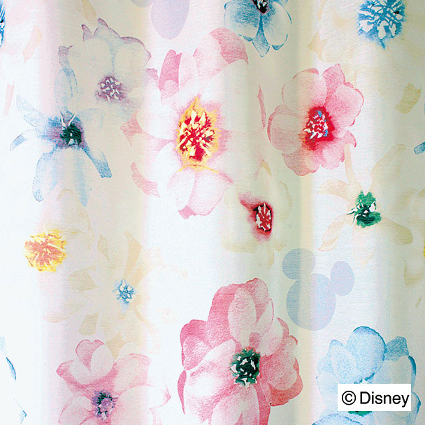 【Disney】レースカーテン 日本製 ディズニー DISNEY 【選べる3サイズ】 MICKEY Aroma アロマ ウォッシャブル 1枚入 おしゃれ(代引不可)