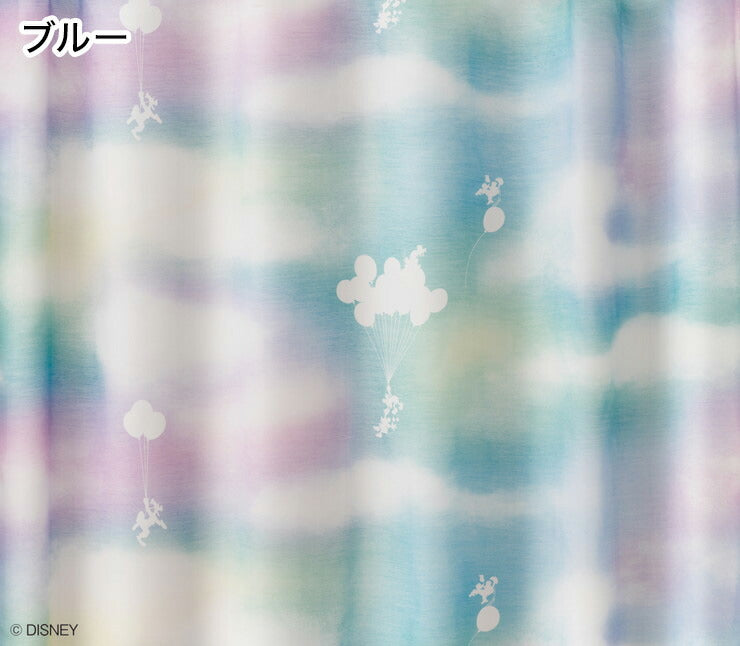 【Disney】レースカーテン 日本製 ディズニー MICKEY Mellow voile ミッキーメロウボイル 1枚入 Disneyzone ウォッシャブル 洗える 形状記憶加工 北欧 おしゃれ(代引不可)