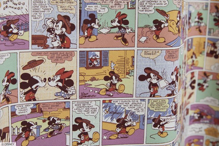 【Disney】1級遮光カーテン 日本製 ディズニー MICKEY Retro comic ミッキーレトロコミック 1枚入 Disneyzone ウォッシャブル 洗える 形状記憶加工 北欧 おしゃれ(代引不可)