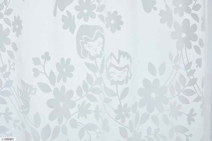 【Disney】レースカーテン 日本製 ディズニー ALICE Sweet flower voile アリススウィートフラワーボイル 1枚入 Disneyzone ウォッシャブル 洗える 形状記憶加工 北欧 おしゃれ(代引不可)