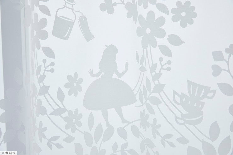 【Disney】レースカーテン 日本製 ディズニー ALICE Sweet flower voile アリススウィートフラワーボイル 1枚入 Disneyzone ウォッシャブル 洗える 形状記憶加工 北欧 おしゃれ(代引不可)