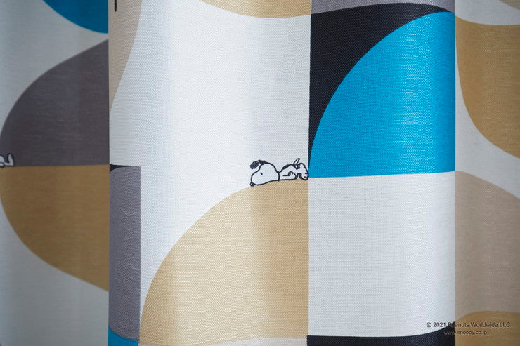 【PEANUTS】カーテン 日本製 スヌーピー SNOOPY Sleepy Snoopy スリーピースヌーピー PEANUTS ピーナッツ 2級遮光 1枚入 ウォッシャブル 洗える 形状記憶加工 北欧 おしゃれ(代引不可)