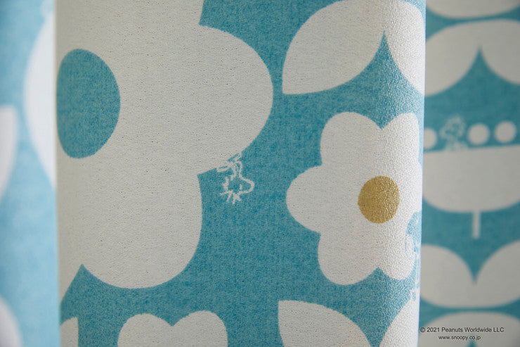 【PEANUTS】カーテン 日本製 スヌーピー SNOOPY Flower Maze フラワーメイズ PEANUTS ピーナッツ 3級遮光 1枚入 ウォッシャブル 洗える 形状記憶加工 北欧 おしゃれ(代引不可)