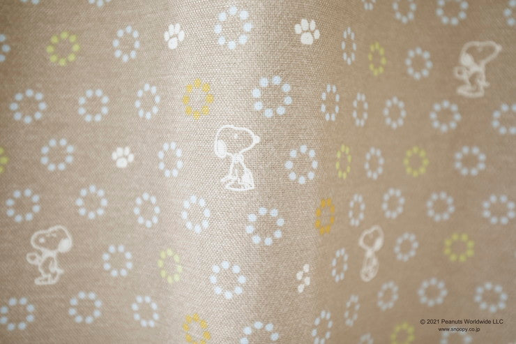 【PEANUTS】カーテン 日本製 スヌーピー SNOOPY Bow Tie ボウタイ PEANUTS ピーナッツ 2級遮光 1枚入 ウォッシャブル 洗える 形状記憶加工 北欧 おしゃれ(代引不可)