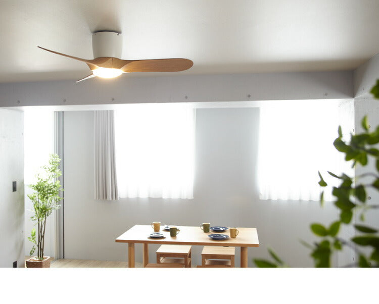 シーリングファンライト シーリングファン 3枚羽 42インチシーリングファン リモコン付き LED対応 天井照明 おしゃれ インテリア SLF-30-RC