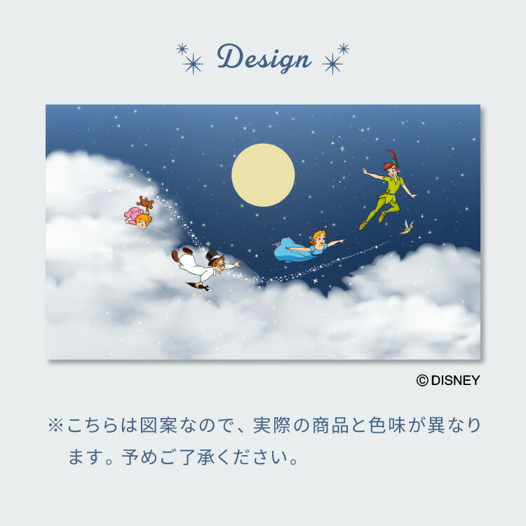 【Disney】ピーターパン絵羽レースカーテン 2枚組 100×148cm UVカット 洗える 洗濯 プライバシー 目隠し フック付き カーテン 紫外線 おしゃれ かわいい ディズニー ピーターパン ティンカーベル ウェンディ(代引不可)