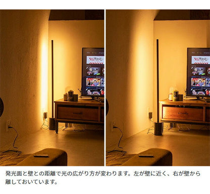 ネオマンクス フロアバーライトセット ブラスカラー 照明 LEDフロアライト フロアライト LED スタンドライト シアターライト(代引不可)