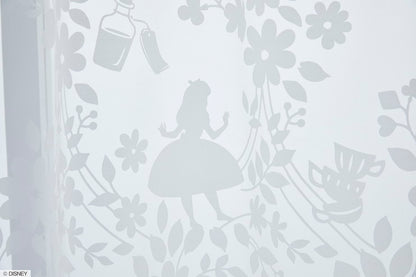 レースカーテン 日本製 ディズニー ALICE Sweet flower voile アリススウィートフラワーボイル 1枚入 Disneyzone ウォッシャブル 洗える 形状記憶加工 北欧 おしゃれ(代引不可)