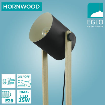 EGLO フロアライト スタンドライト おしゃれ 北欧 間接照明 フロアスタンド 寝室 リビング フロアランプ アンティーク LED インテリア 照明 EGLO HORNWOOD 204278J 電球別売(代引不可)