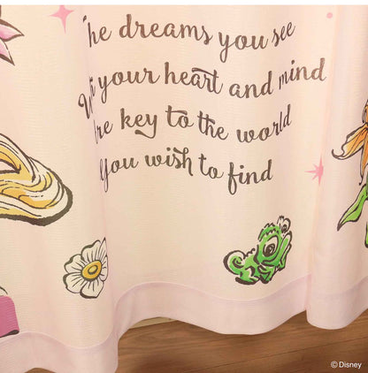 【Disney】ディズニー レースカーテン 幅100x176cm丈 2枚組 ラプンツェル 絵羽柄 つながる一枚絵アートカーテン 洗える 可愛い グッズ Disney プリンセス パープル キャラクター MORIPiLO (代引不可)