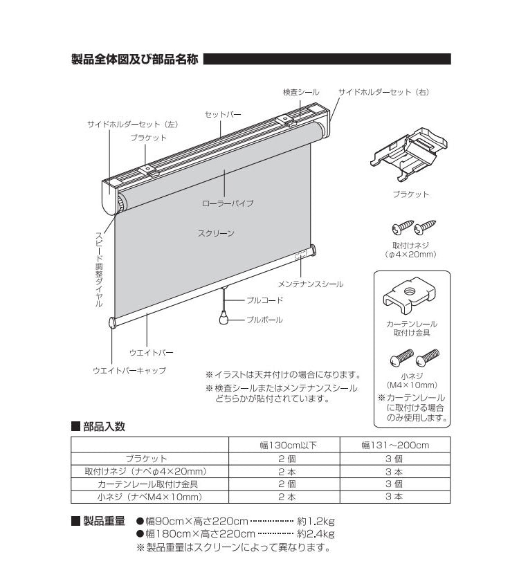 ロールスクリーン プルコード 幅130×高さ200cm 既成サイズ スプリング式 3色展開 TOSO トーソー ラビータプレーン 採光タイプ カーテンレール取り付け可能 アイボリー グリーン ベージュ(代引不可)