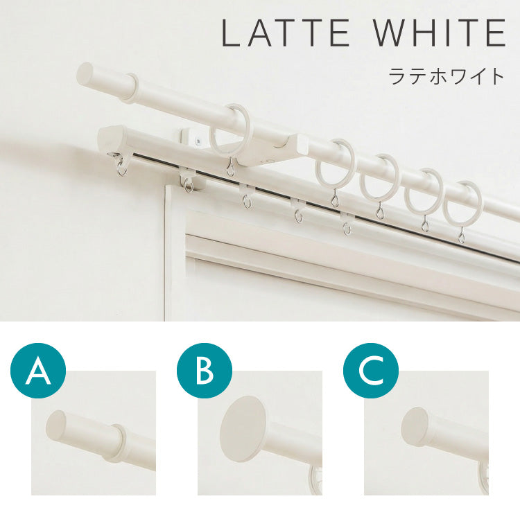 【TOSO】カーテンレール ダブル 3.1m 日本製 TOSO モノ16 正面付け コンパクト アイアン おしゃれ モノトーン シンプル モダン 北欧 ホテルライク 窓 カーテン(代引不可)