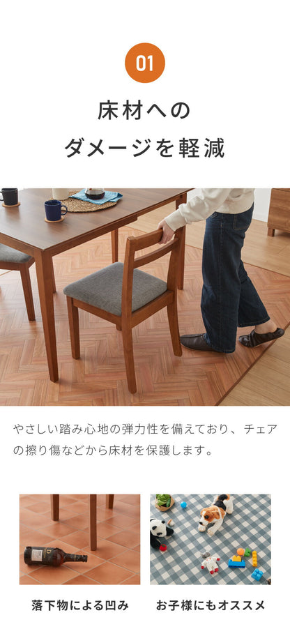 クッションフロア 日本製 幅200cm 長さ300cm 大理石調 木目調 レンガ調  撥水 柄 フロアマット フロアシート ダイニングラグ(代引不可)