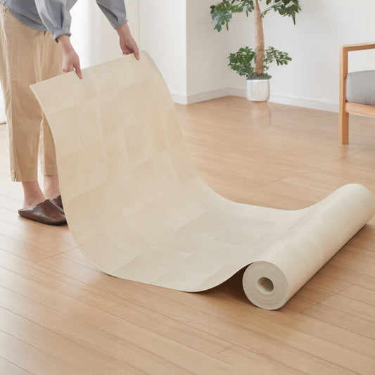 クッションフロア 日本製 幅90cm 長さ10m テラコッタ ハーフ フリーカット 2本セット 撥水 フロアマット フロアシート (代引不可)